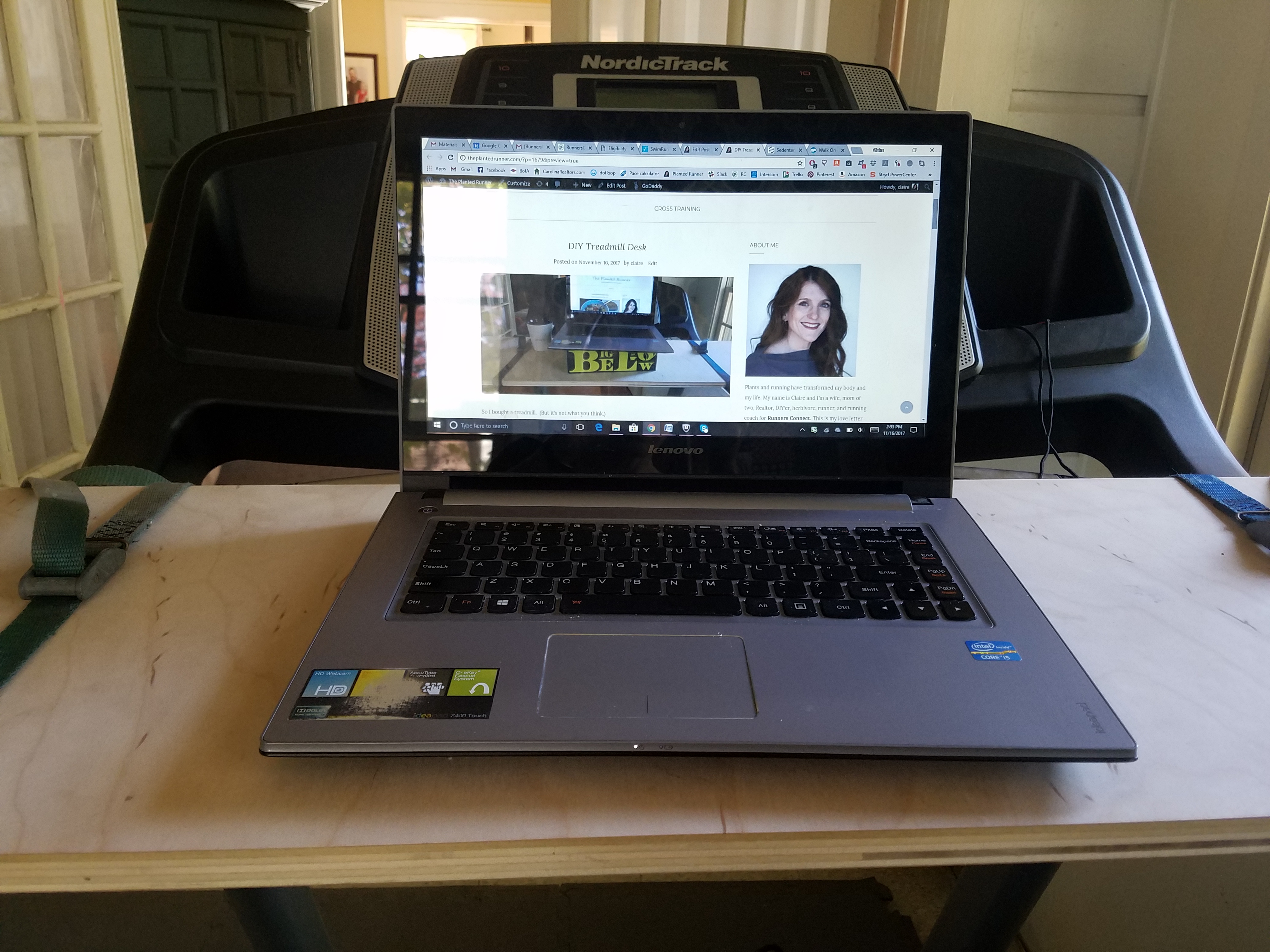 Diy Treadmill Desk Because Runners Should Walk The Planted Runner